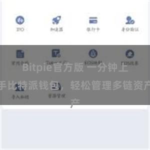 Bitpie官方版 一分钟上手比特派钱包，轻松管理多链资产