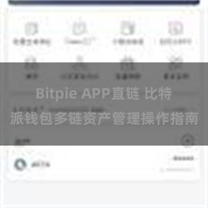 Bitpie APP直链 比特派钱包多链资产管理操作指南