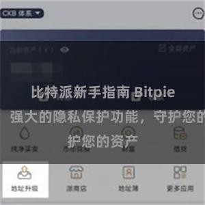 比特派新手指南 Bitpie钱包：强大的隐私保护功能，守护您的资产