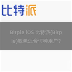 Bitpie iOS 比特派(Bitpie)钱包适合何种用户？