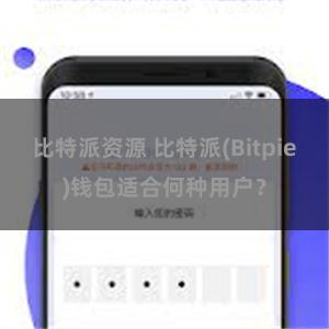 比特派资源 比特派(Bitpie)钱包适合何种用户？